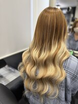 ヘアーデザイン ジェルム(Hair Design germe)&nbsp;バレイヤージュ風プルエクステ/HYOU
