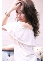 ホラン(HoLan)&nbsp;HoLan☆かきあげワンサイドLongxヌケ感◎ルーズカール☆