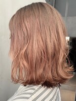 アイティー バイ アルバム 中野店(IT by ALBUM)&nbsp;ピンクベージュ_ローライトスリークボブ厚めバング_ba284712