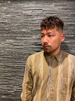 プレミアムバーバー 原宿店(PREMIUM BARBER produce by HIRO GINZA) スキンフェード×スパイラルパーマ