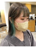 エアヒール(AIR HEAL)&nbsp;olive beige と lime green innercolor