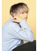 韓国風/メンズ/メンズカット/メンズセット/ハイトーン/シルバー