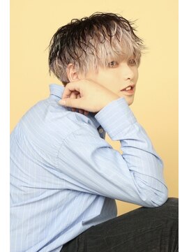 ルフレ 新宿歌舞伎町店(Reflet) 韓国風/メンズ/メンズカット/メンズセット/ハイトーン/シルバー