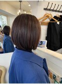 並行ライン丸みグラボブ小田急線カットが上手い美容室