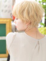 カバーヘア ブリス 戸田公園西口店(COVER HAIR bliss) ★ハイトーンカラーくせ毛風小顔マッシュパーマ10代20代30代★10