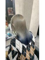 キッススワン(KISS SWAN)&nbsp;【裾グラデブルー】札幌美容室