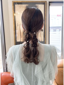 コレットヘア(Colette hair) お呼ばれarrange .*。