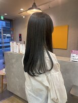 ブロッサム 東中野店&nbsp;大人可愛い艶カラーカーキベージュブラウン透明感