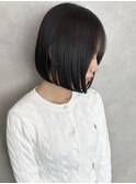 前下がりボブ 髪質改善 ケアストレート
