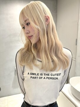 リンドトウキョウ ウメダ(LINDO TOKYO) a/ホワイトブロンド/ぬきっぱなしブロンド/ケアブリーチ/梅田