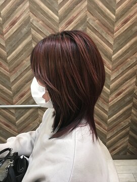 ヘアメイクゼロ 坂戸駅前店(hairmake zero) フューシャピンクラベンダー
