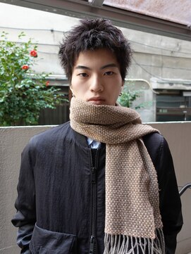 シイ(SIE) メンズショート×ピンパーマ