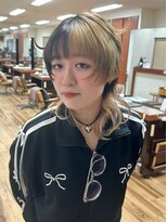 デビュー ヘアーメイク&nbsp;イメチェン/ホワイトブロンド/外ハネボブ/美髪/宜野湾/浦添