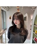 巻いてもかわいいレイヤーカット