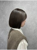 タッセルボブ×髪質改善ストレート
