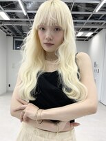 ランテルディ 渋谷(LANTERDIT)&nbsp;【LANTERDIT】ホワイトブロンド/レイヤー/ぱっつん前髪/韓国
