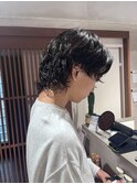 【藤沢／横浜】メンズカット／ミディアムウルフパーマ