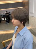 簡単まとまるショートヘア