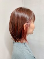 ルーファス メグロ(Ruufus Meguro) 30代40代50代 インナーカラーミディボブ 2507