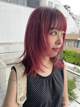 ナループロアボタン(Nalu pu loa BOTAN) レッドカラー/ミディアムレイヤー