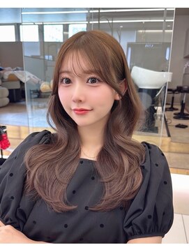 コア 銀座(COA) レイヤー顔まわり韓国似合わせ顔周りカット銀座美容室