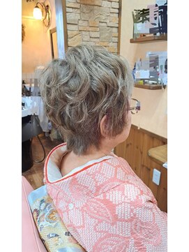 ヘアーメイク ラプティ(Hair Make Lapetit) 大人ショートお呼ばれヘア