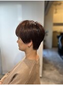 20代30代40代イメチェン似合わせカット黒髪ショートスタイル