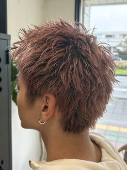 ヌーバイアンドライフ(NU. by and life)の写真/デザインカラーで差をつけておしゃれに!個性を輝かせる艶髪色へ。