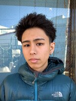 ボコカ(bococa) 【大村指名】メンズカットピンパーマスパイキーショート