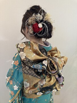 ヘアーメイク ナイス(Hair make NICE) 母の振袖で２０歳のお祝い