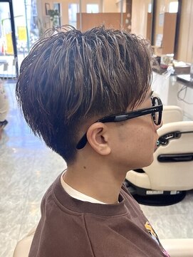 マキシム ナカイ(MAXIM NAKAI) ベージュカラーメンズカラーニュアンスパーマ