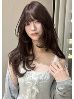 天神美容室 【Haru天神美容室 】レイヤーカット×チョコレートブラウン