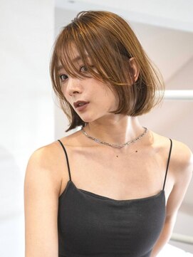 コードライン 花園店(CODE.LINE) 《CODE.LINE》切りっぱなし内巻きボブ顔まわりレイヤー