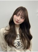 韓国スタイル/ナチュラルくびれへア_くびれ巻き_レイヤーカット