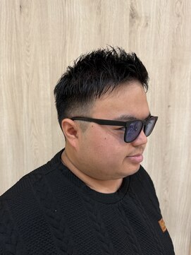ユウヘアー 本山店(U Hair) アップバングスタイル/ワックスで決まる/爽やかスタイル