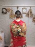 【振袖着付け＋ヘアセット＋フルメイク】結婚式参列や成人式に！
