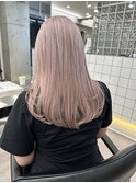 渋谷ミルクティーベージュハイトーンヘーゼルベージュ韓国