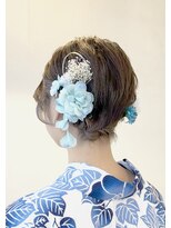 ヘアアンドメイク スタジオ ミムロ(HAIR&MAKE STUDIO MIMURO)&nbsp;浴衣着付け・ショートヘアアレンジ