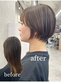 【市井友佳子】大人小顔ショート/ミディアムヘア/町田
