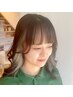 【前髪カット+前髪縮毛矯正】