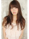 大人クール毛先ふわロングスタイル♪