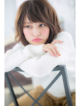 ヘアアンドビューティー ミック(Hair & Beauty miq) ランダムカール♪のキュートボブa(miq阿佐ヶ谷)