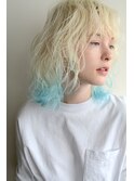 natural layer×aqua blue color　【ブルージュ】　#6