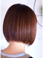 スーリール 春日店(Sourire)&nbsp;ミニボブ+オレンジベージュ