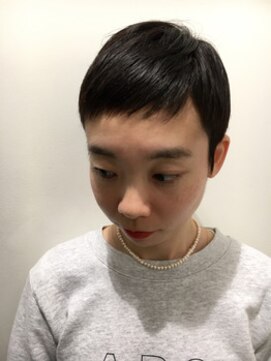 ヘアー アークス 上永谷店(hair ARKS) 個性派ショートバングでマニッシュフレンチベリーショート★