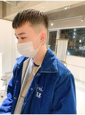 メンズベリーショートクロップフェード