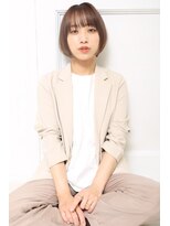 クラッチムク 博多口(CLUTCH muk.)&nbsp;ナチュラル艶髪ストレートボブa7