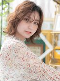 フレンチガーリー外国人風抜け感ウルフボブa志木20代30代40代