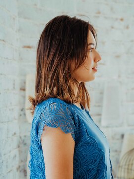 美容室 コーストアール 稲毛店(coast-R) ナチュラルセミロング【稲毛駅】