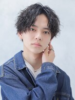 アンディ 御堂筋なんば店(ANDY)&nbsp;ツイストスパイラルパーマセンターパート2WAYスタイルby高橋直希